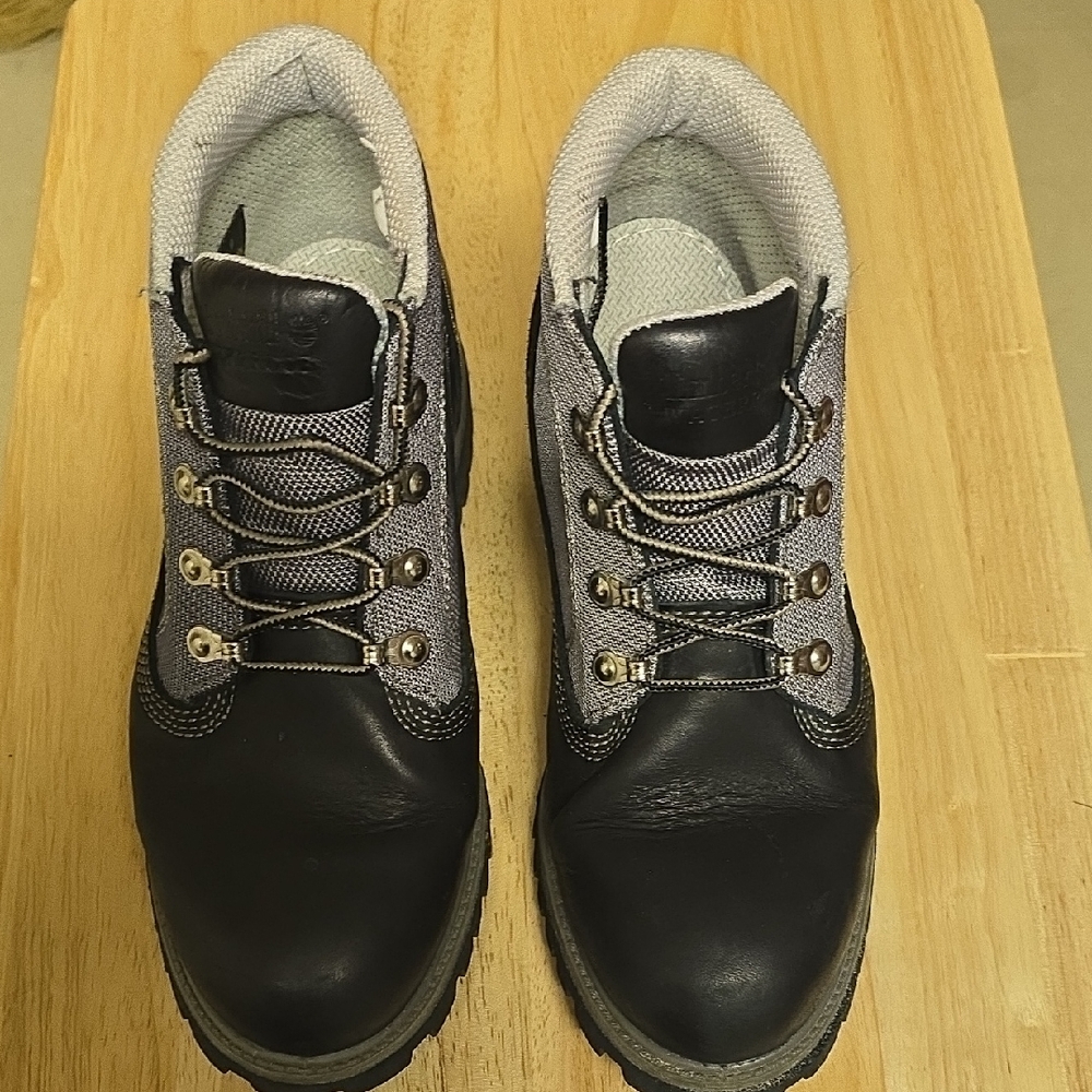 TIMBERLAND Men's Black and Gray Outdoor Boots